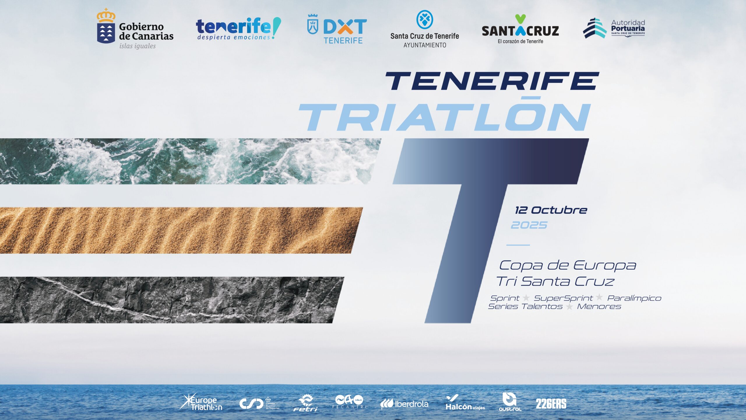 Tenerife acoge la Copa de Europa de Triatlón Sprint 2025 con una amplia representación española