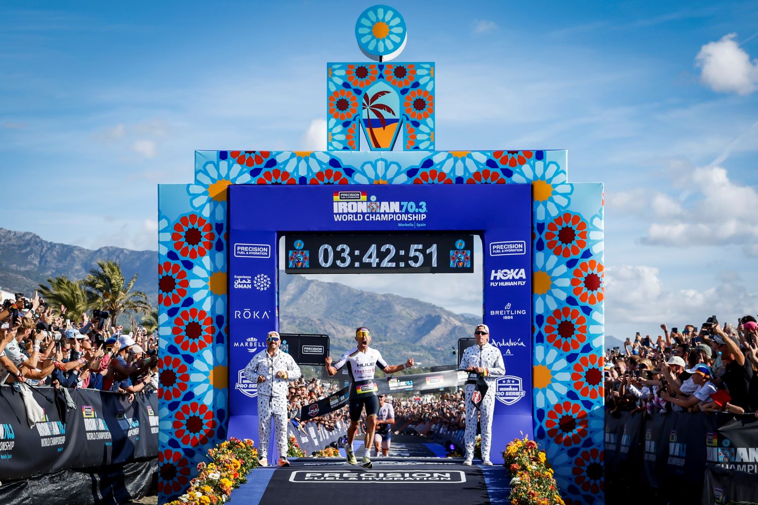 Jelle Geens revalida el título mundial en el Precision Fuel & Hydration Campeonato del Mundo IRONMAN 70.3 Marbella 2025