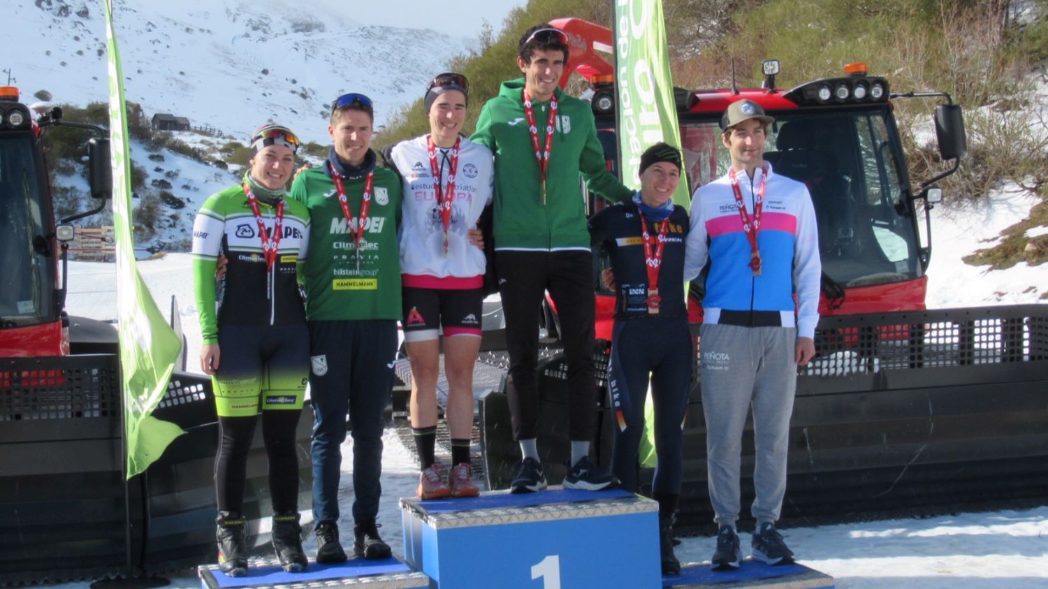 Aiara Garaialde y Rodrigo Azabal se proclaman campeones de España de Triatlón de Invierno en Reinosa