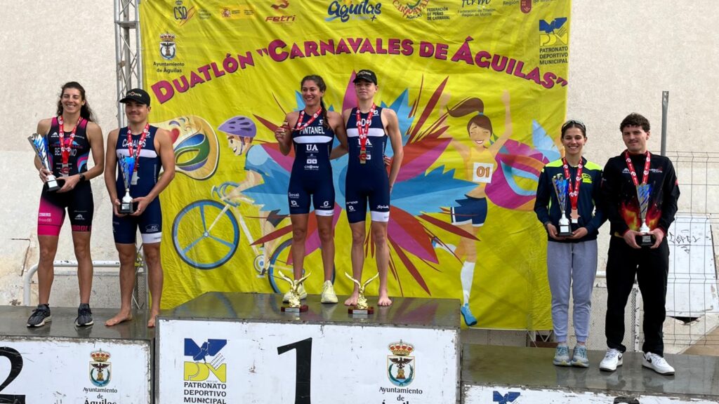 Marta Pintanel e Izan Edo ganan el primer clasificatorio para el Campeonato de España de Duatlón 2026 en Águilas