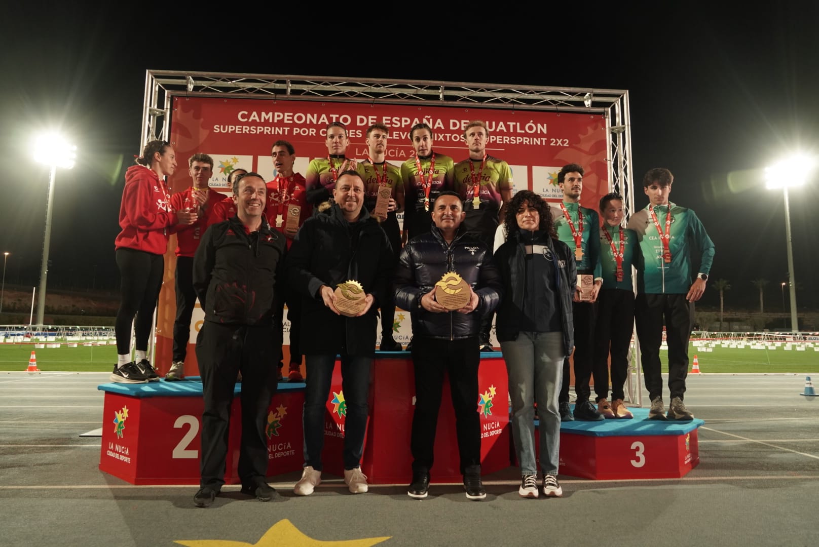 Diablillos de Rivas femenino y Deportivo Delikia masculino lideran la Liga Nacional de Duatlón tras las dos primeras jornadas en «La Nucía, Ciudad del Deporte»