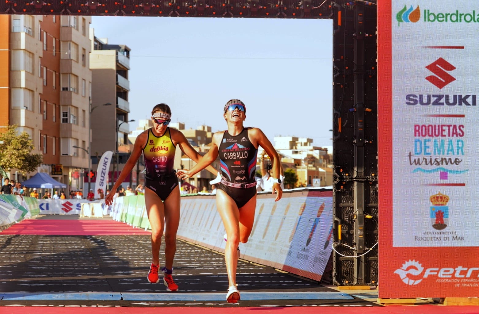 Cidade de Lugo Fluvial femenino y Peñota Dental masculino ganan el Campeonato de España de Triatlón por Clubes en Roquetas de Mar