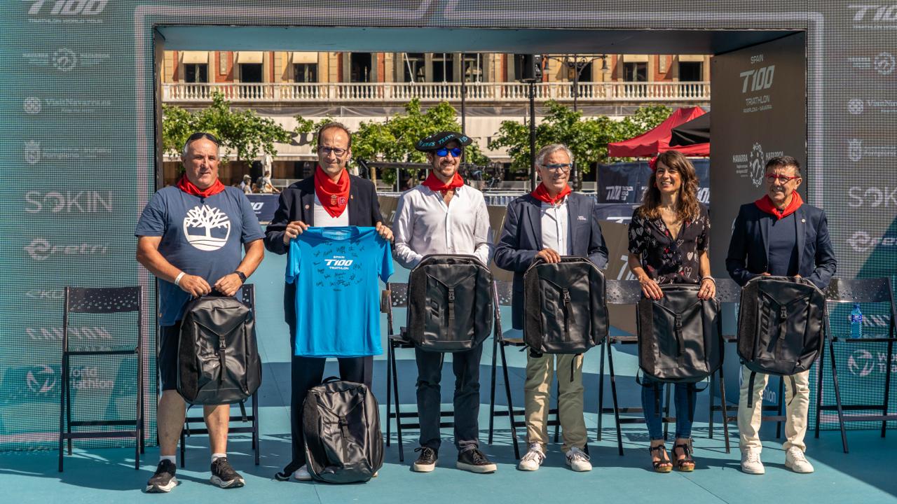 Todo listo para la primera edición Spain T100 Triathlon Pamplona-Navarra