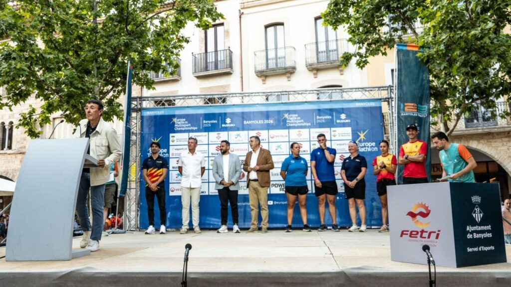 Inaugurado oficialmente el Campeonato de Europa de Triatlón Multideporte Banyoles