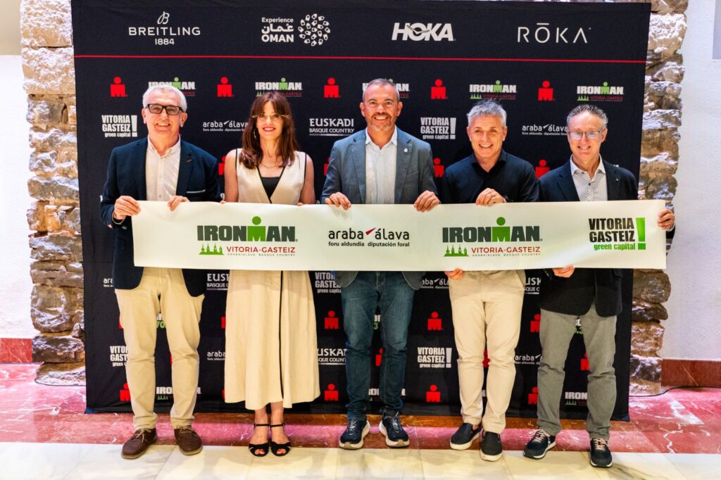 Vitoria-Gasteiz presenta oficialmente una nueva  edición de IRONMAN y renueva el evento por cuatro  años más