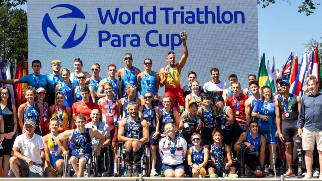 El Equipo CaixaBank de Promesas Paralímpicas de Triatlón finaliza de forma positiva su participación en la Copa del Mundo de Tata