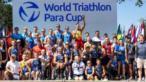 El Equipo CaixaBank de Promesas Paralímpicas de Triatlón finaliza de forma positiva su participación en la Copa del Mundo de Tata