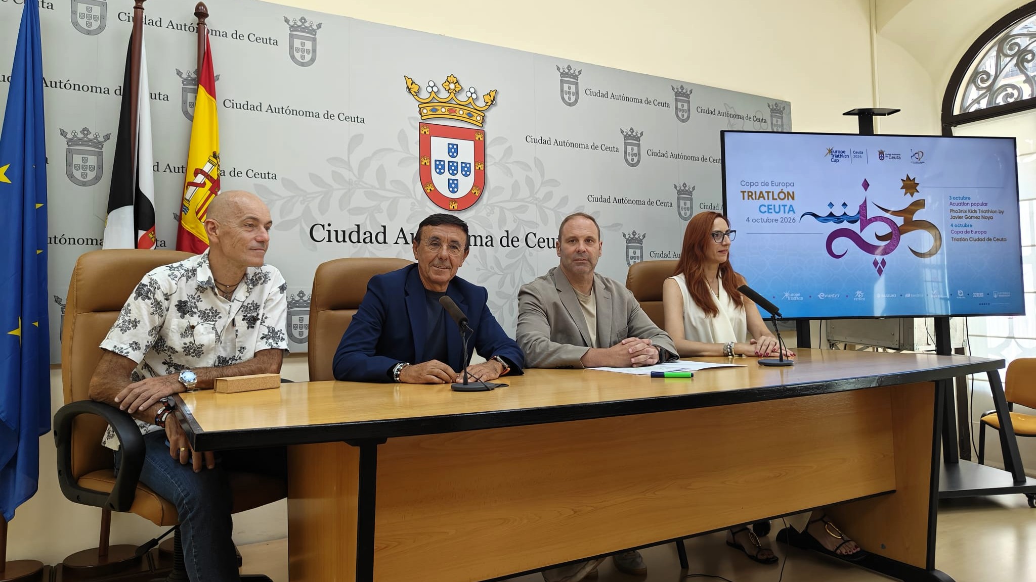 La Copa de Europa de Triatlón celebra en Ceuta su quinta edición con 26 países representados y la mirada puesta en el Europeo de 2027