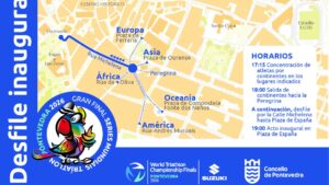 Pontevedra inaugurará la Gran Final de las Series Mundial de Triatlón 2026 con un espectacular desfile multicultural: «El Árbol del Triatlón»