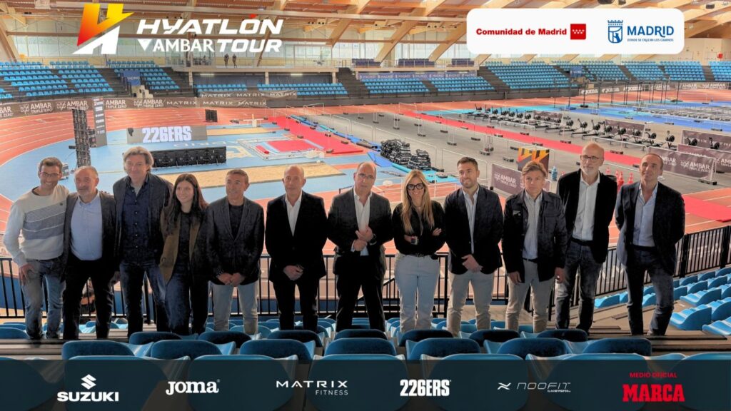 El Hyatlón Ambar Tour se presenta en Madrid en la víspera de su estreno en el Centro Deportivo Municipal Gallur