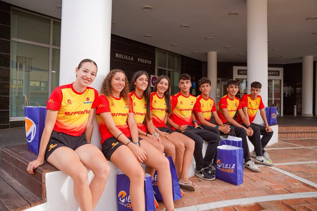 Mucha motivación y buen estado de forma para la representación de triatletas FETRI en el Campeonato de Europa Youth Melilla 2026